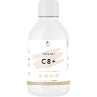 Keto Plus Actives C8 (1000 ML) - 100% Aceite MCT C8 Puro- Promueve Energía- Keto Rapido- Keto Light o Low-Carb- Sin…